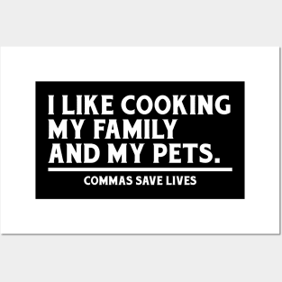 Commas Save Lives Posters and Art